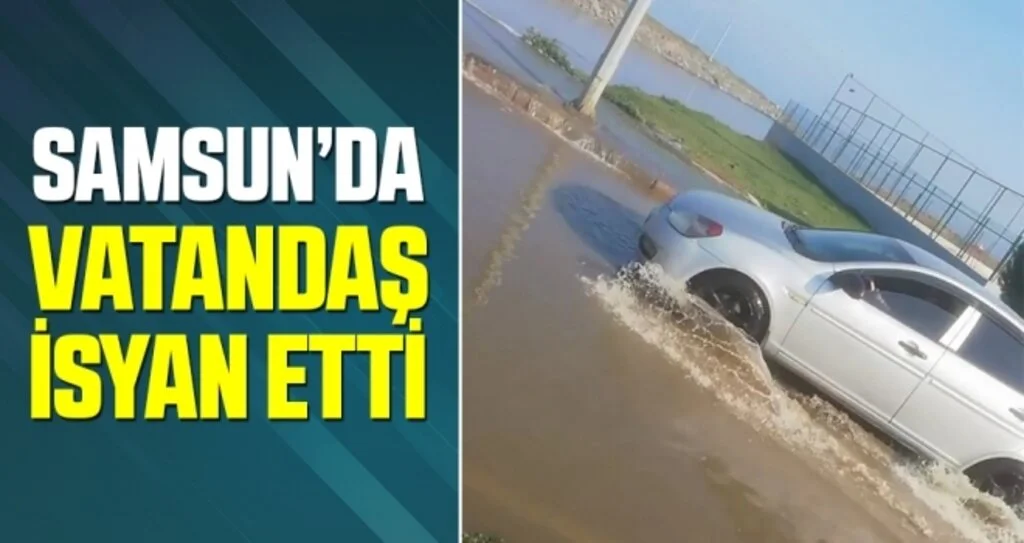 Samsun'da Vatandaş isyan etti
