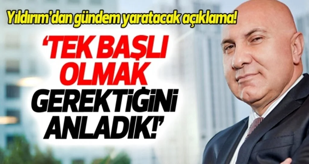 Samsunspor A.Ş. Başkanı Yıldırım: Tek başlı olmak gerektiğini anladık
