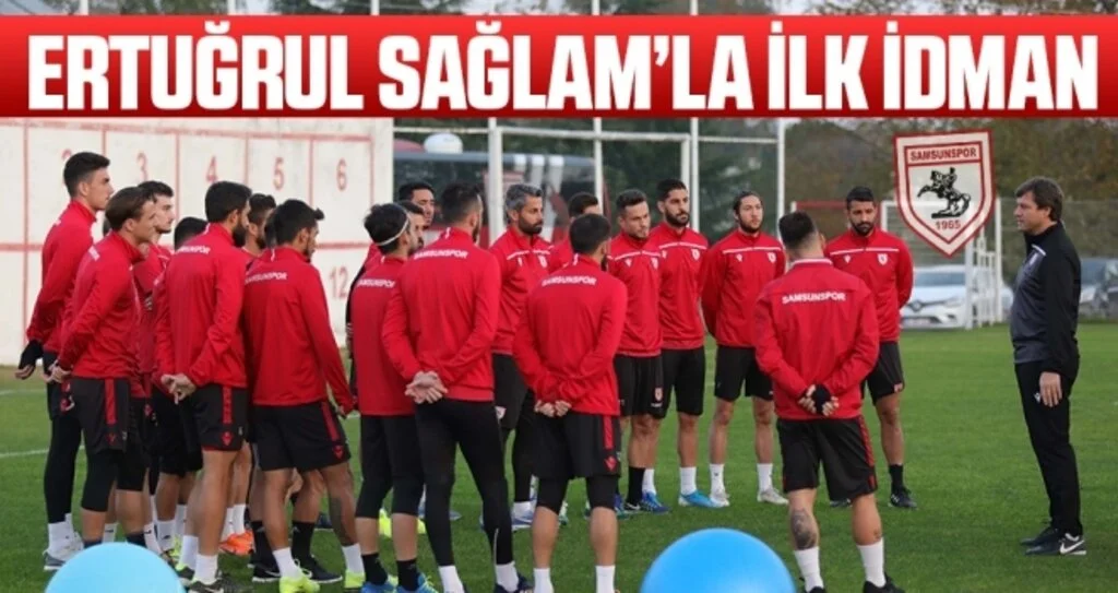 Samsunspor Haberleri | Ertuğrul Sağlam'la İlk İdman!