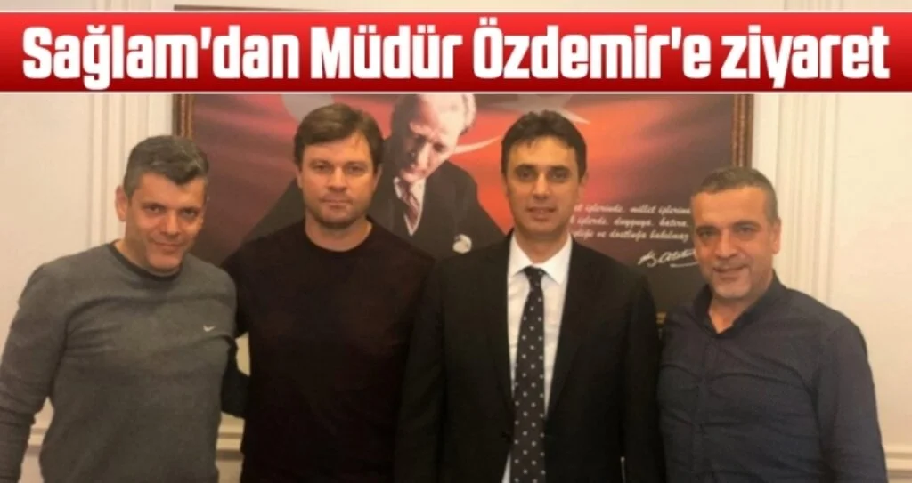 Samsunspor Haberleri | Sağlam'dan Müdür Özdemir'e ziyaret