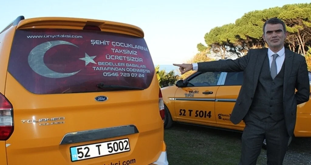 Şehit ailelerine 'ücretsiz taksi'