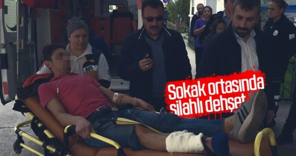 Sokak ortasında silahlı dehşet