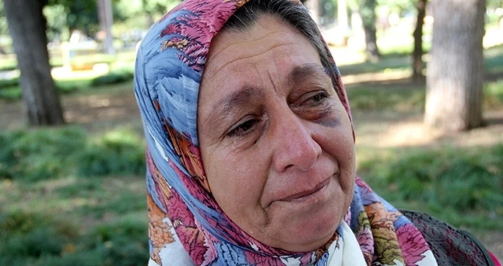 'Su'dan sebeple dövülen kadının gözyaşları