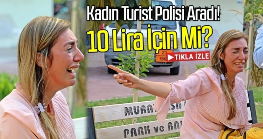 Taksici ile gözü yaşlı İranlı turist tartışması!
