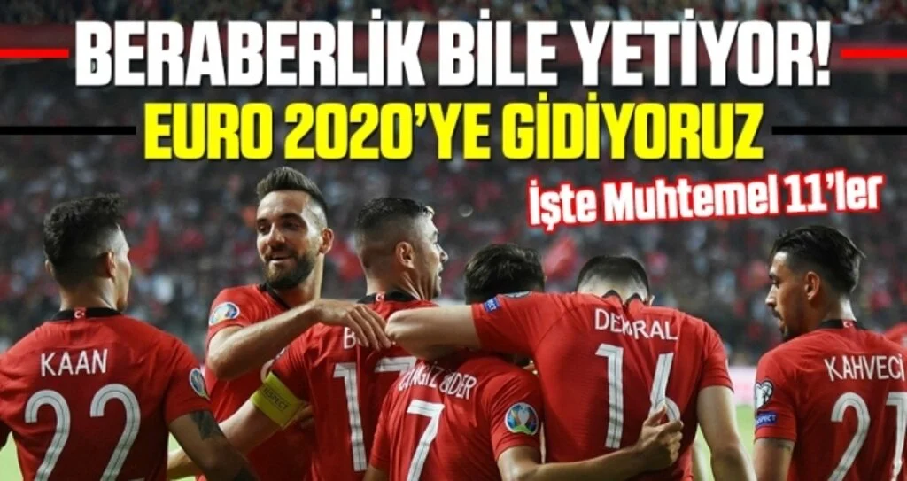 Türkiye-İzlanda maçının muhtemel 11'leri