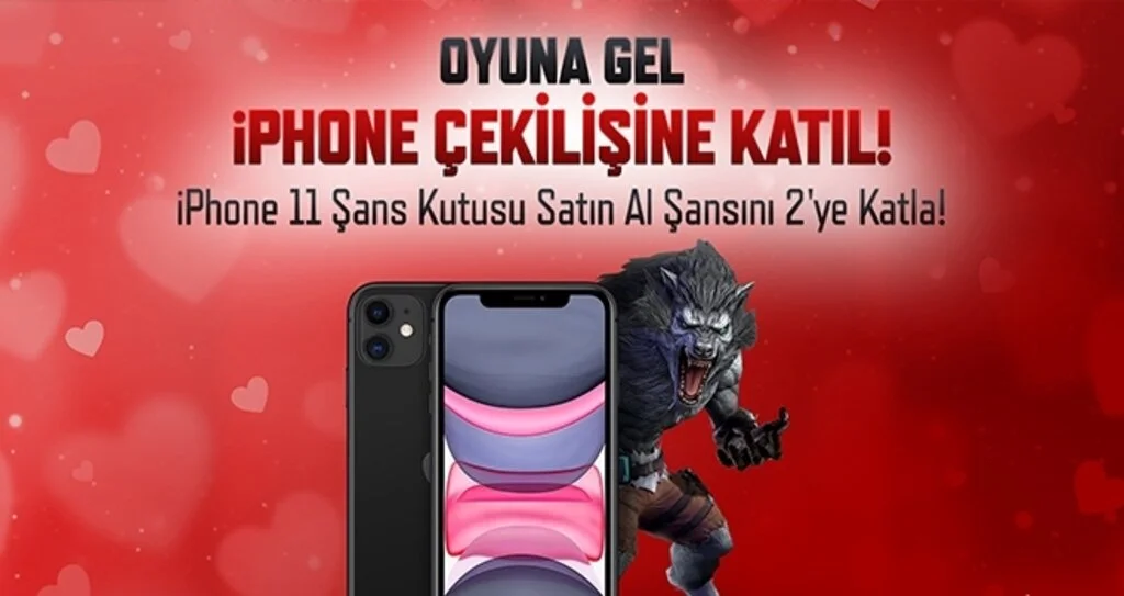 Wolfteam, iPhone 11 kazandırıyor