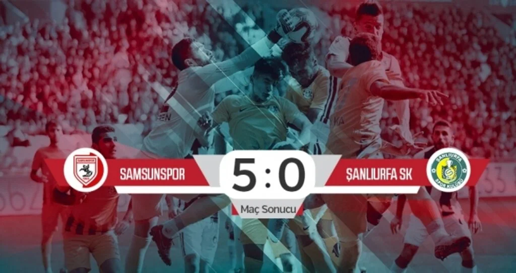 Yılport Samsunspor:5  Şanlıurfaspor:0 (Maç Sonucu)