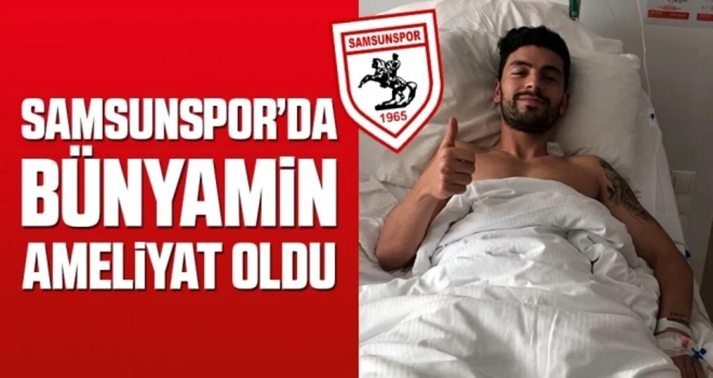 Yılport Samsunspor'da Bünyamin Cesur Karataş Ameliyat Oldu