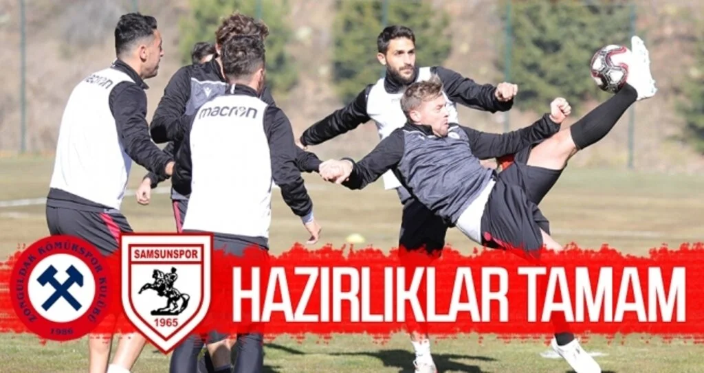 Yılport Samsunspor'da Zonguldak Kömürspor Hazırlıkları Tamam