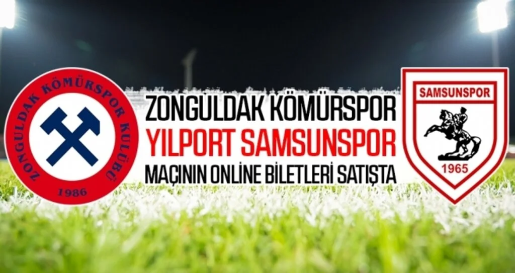 Zonguldak Kömürspor - Yılport Samsunspor Maçının Online Biletleri Satışta