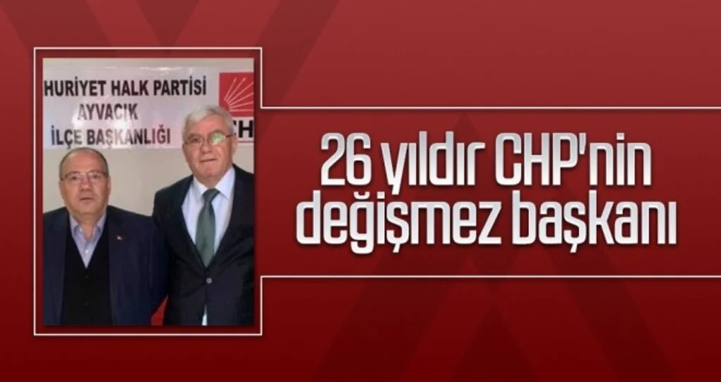 26 yıldır CHP'nin değişmez başkanı