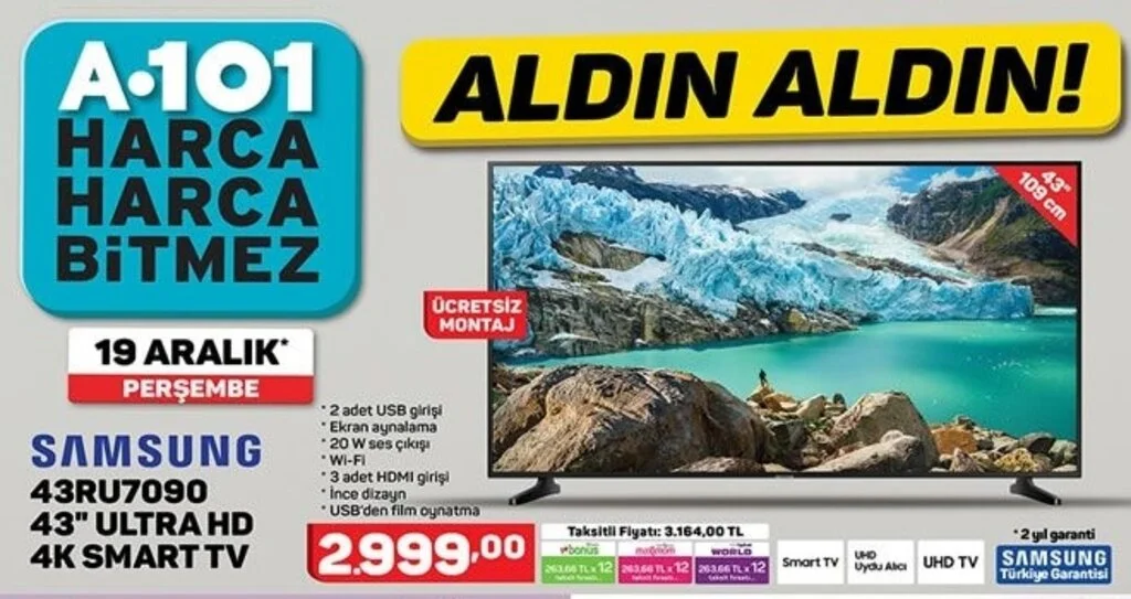 A101 19 Aralık aktüel ürünler kataloğu yayında! A101 aktüel ürünler kataloğunda neler var?