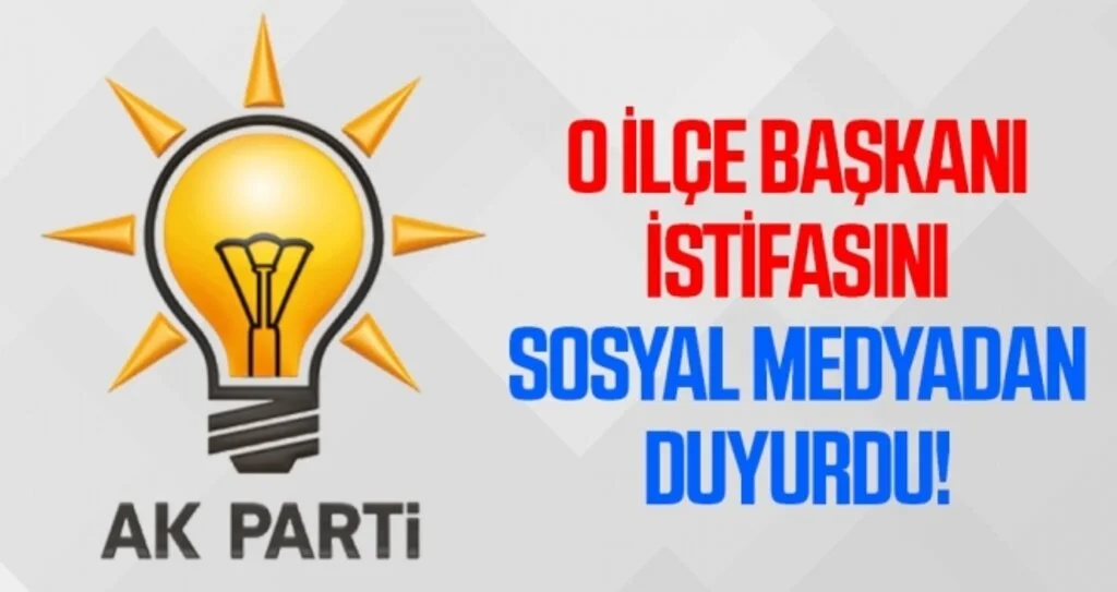 AK Parti Atakum İlçe Başkanı Haluk Köksoy istifa etti!