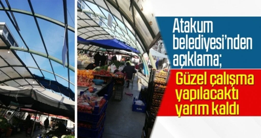 Atakum Belediyesi'nden Açıklama; Güzel Çalışma Yapılacaktı Yarım Kaldı 