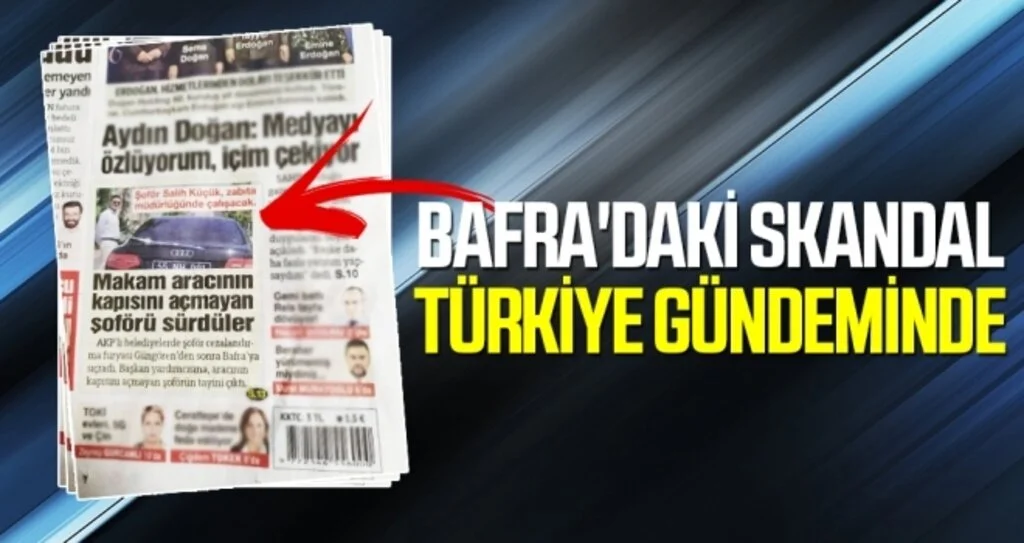 Bafra'daki skandal  Türkiye gündeminde 