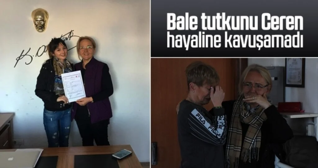 Bale tutkunu Ceren hayaline kavuşamadı