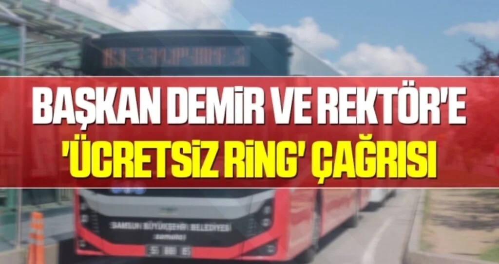 Başkan Demir ve Rektör'e  'ücretsiz ring' çağrısı 