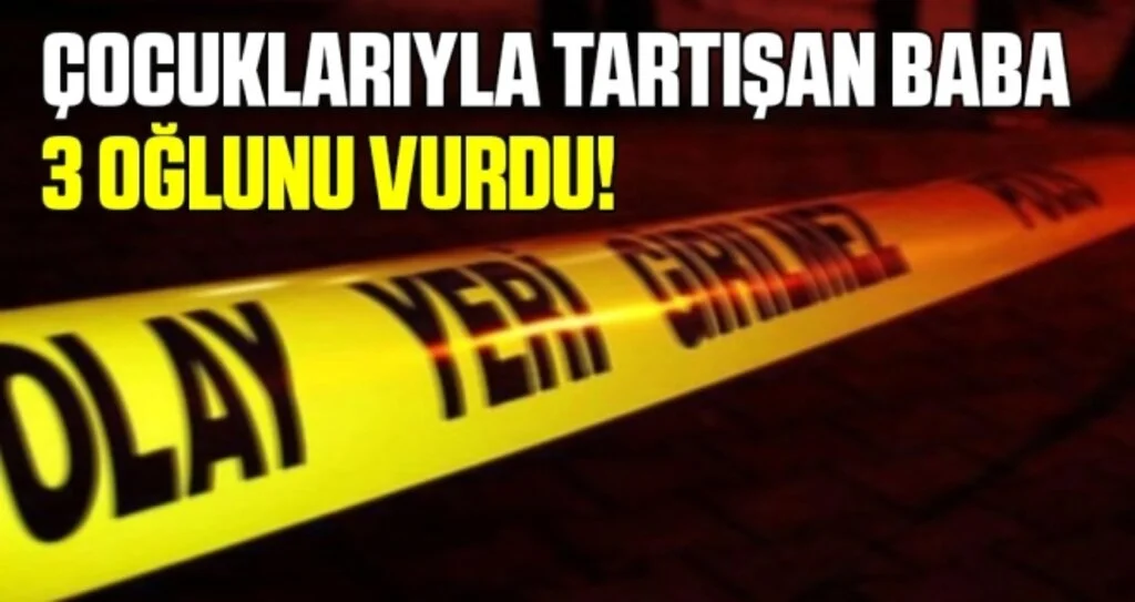 Damada Çekilen Kredi Yüzünden Bir Oğlunu Öldürüp Diğer İki Oğlunu Yaraladı