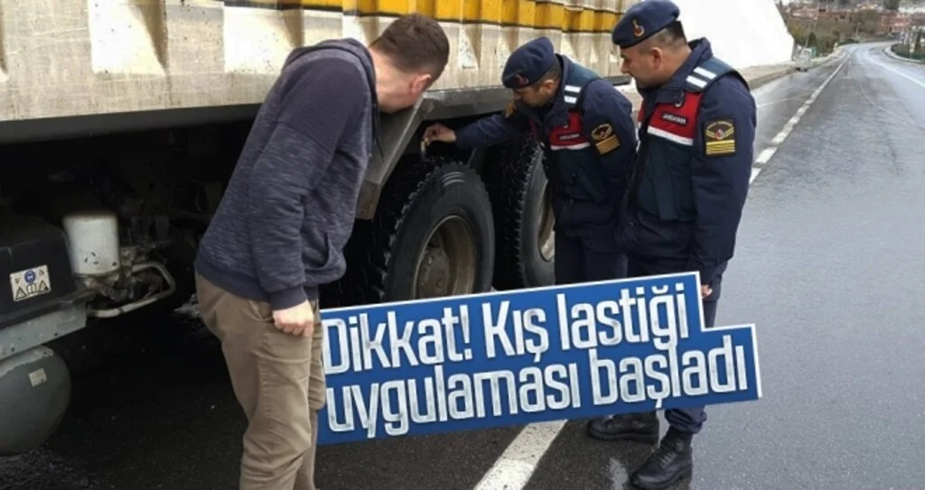 Dikkat! Kış lastiği uygulaması başladı
