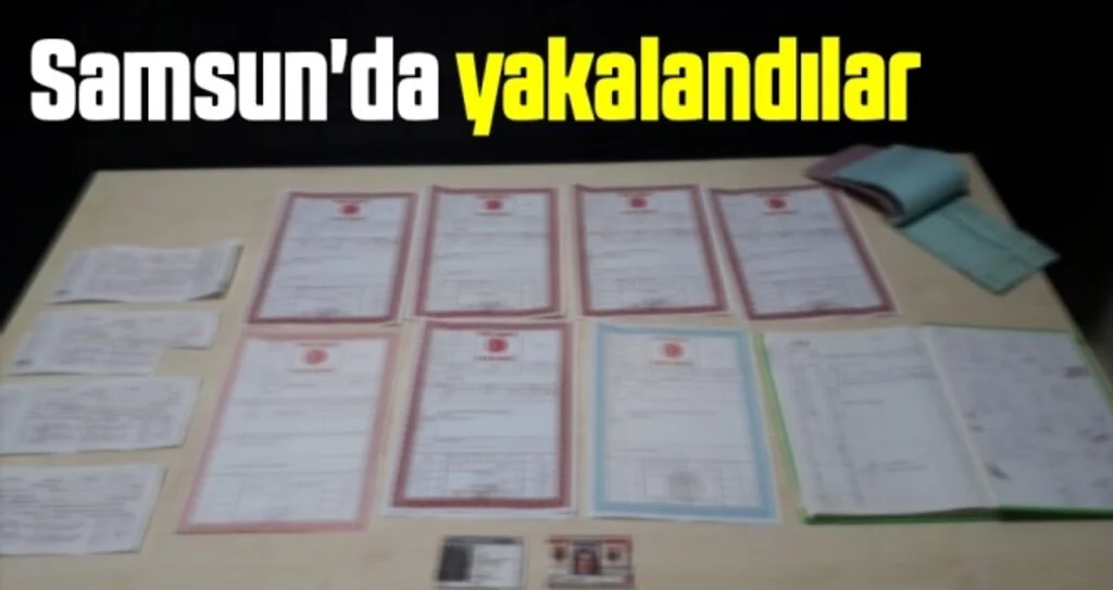 Dolandırıcılar Samsun'da yakalandı