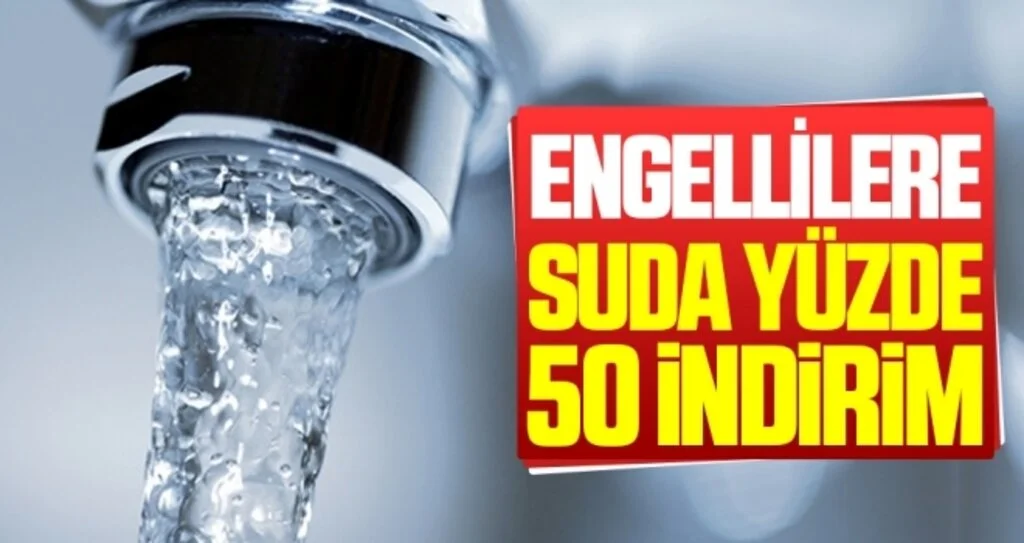 Engellilere suda yüzde 50 indirim