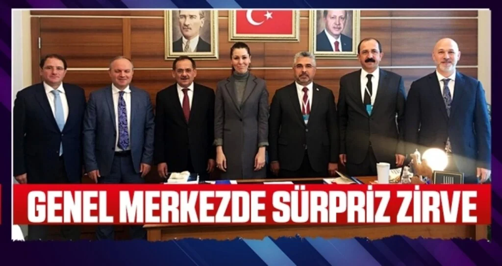 Genel Merkezde Sürpriz Zirve 