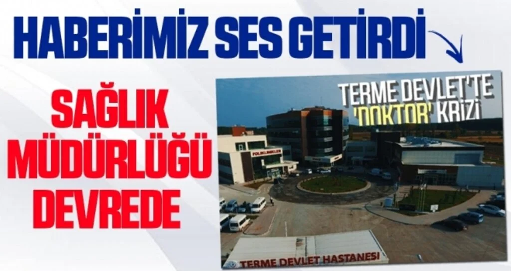 Haberimiz ses getirdi! Sağlık Müdürlüğü devrede