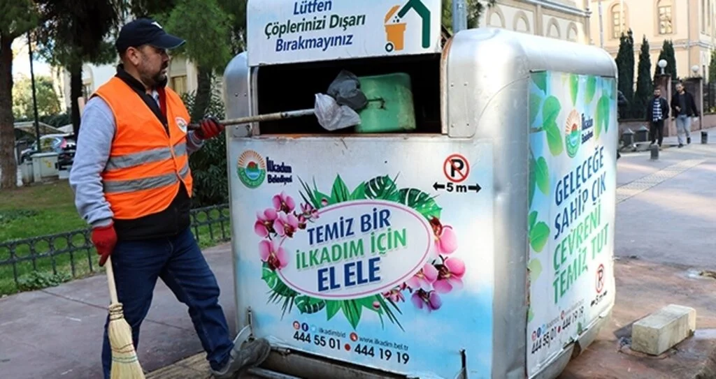 İlkadım'da çöpler geri dönüşecek