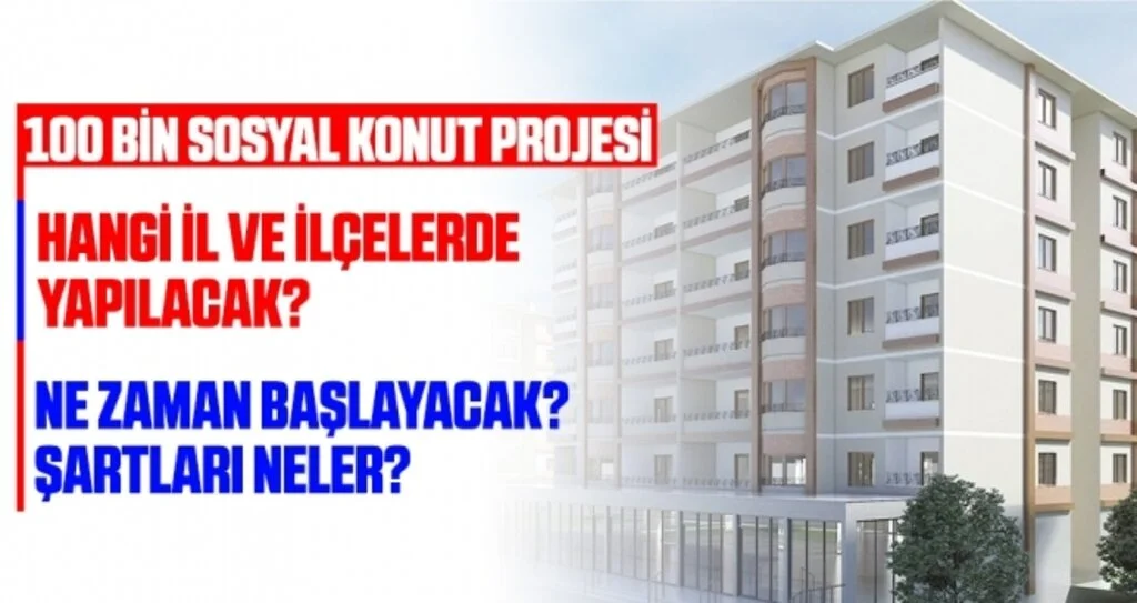 İşte TOKİ'nin sosyal konut yapacağı ilçeler