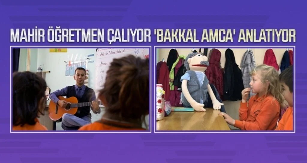 Mahir öğretmen çalıyor 'Bakkal Amca' anlatıyor