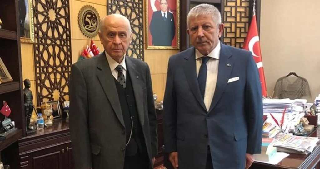 MHP'li Başkan Sarı, Bahçeli'ye brifing sundu
