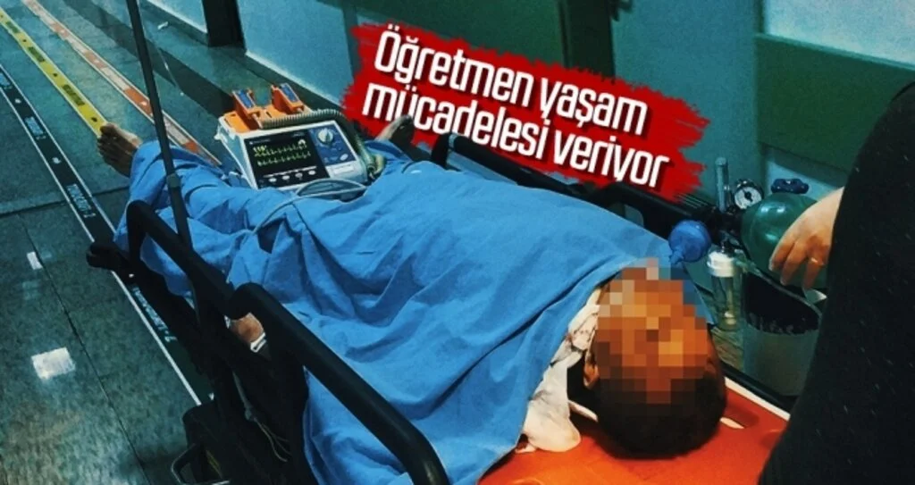 Öğretmen yaşam mücadelesi veriyor