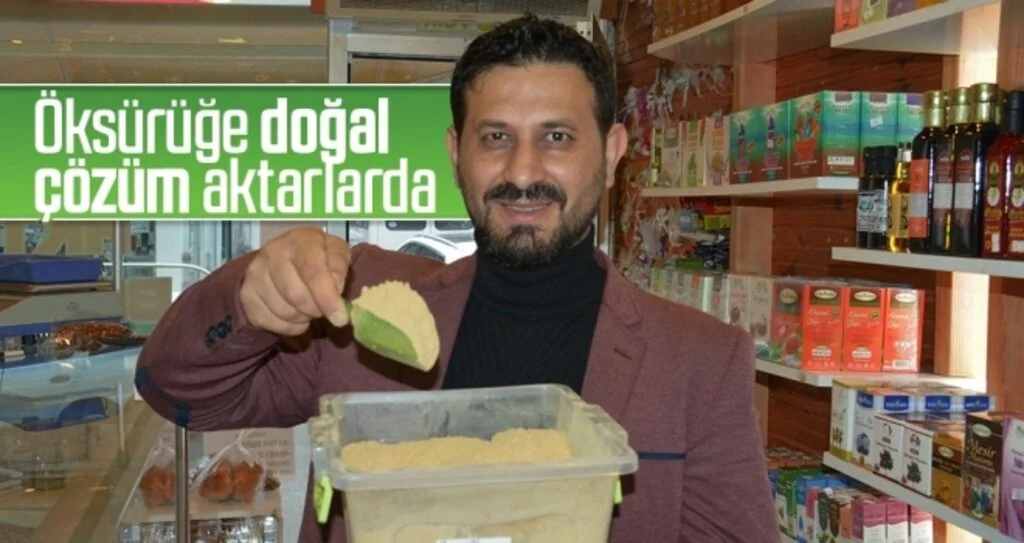 Öksürüğe doğal çözüm aktarlarda