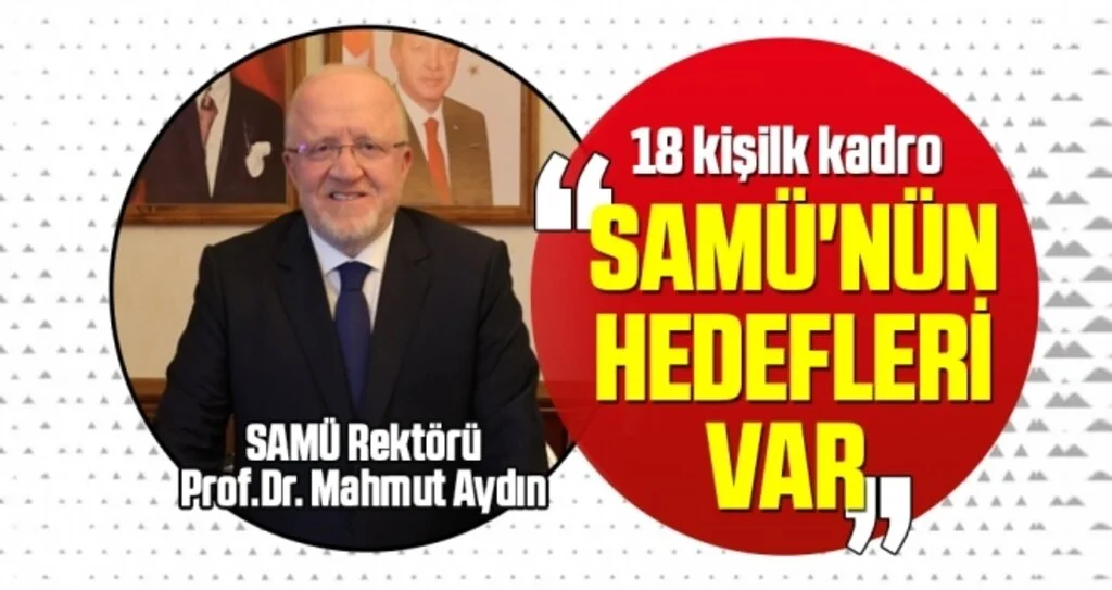 Samsun Üniversitesi'ne 18 Kadro