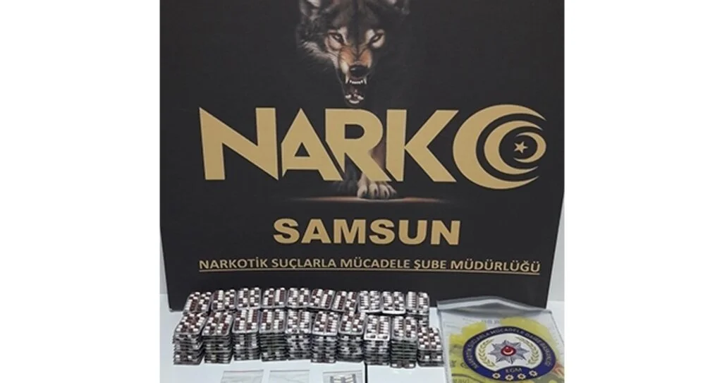 Samsun'da 2 bin 756 adet uyuşturucu hap ele geçti: 2 gözaltı