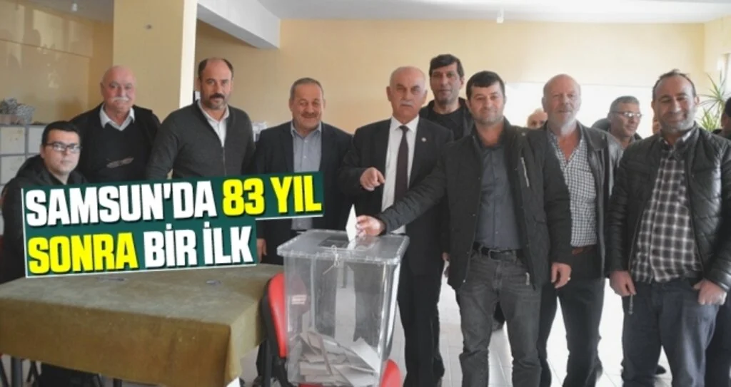 Samsun'da 83 Yıl Sonra Bir İlk