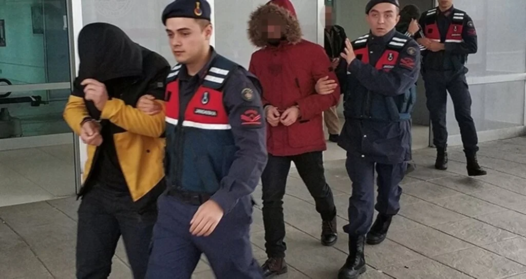Samsun'da Jandarmanın uyuşturucu operasyondaki 8 şahıs adliyede