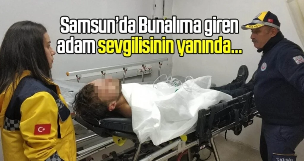 Samsun'da Kız arkadaşı ayrılmak istedi, denize atladı