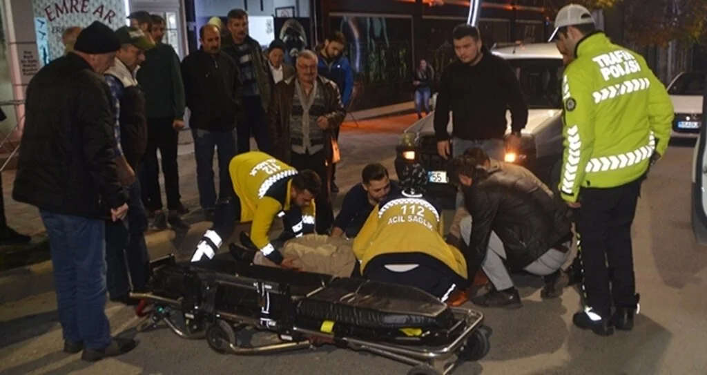 Samsun'da Otomobil ile bisiklet çarpıştı: 1 yaralı