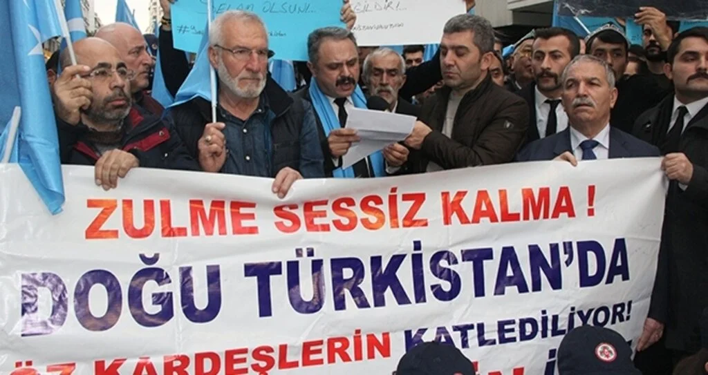 Samsun’da STK'lardan Çin’e 'Doğu Türkistan' tepkisi