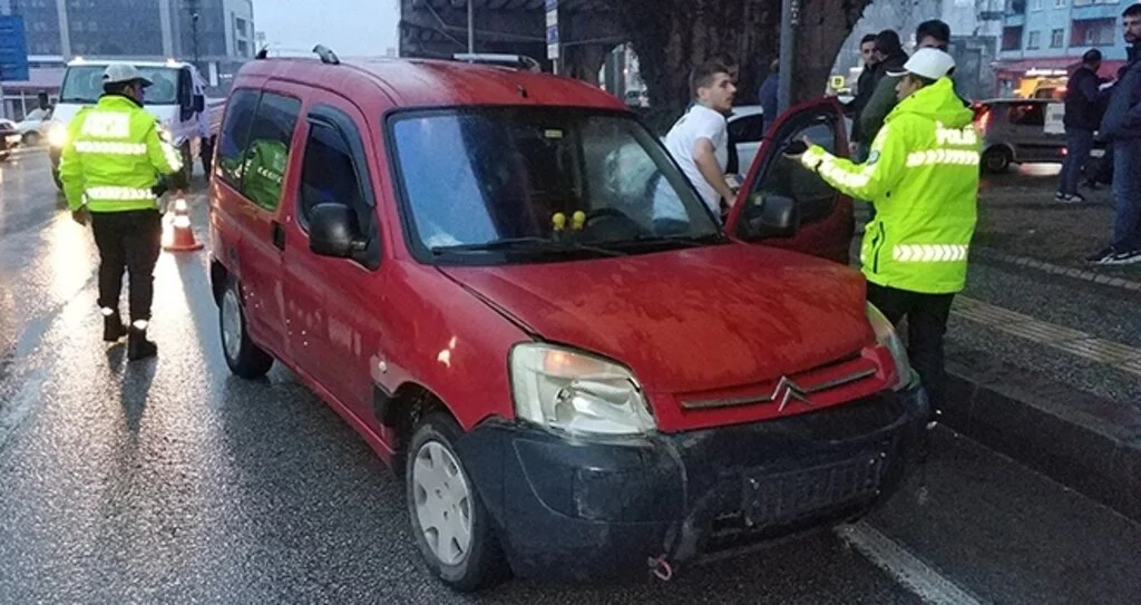 Samsun'da trafik kazası: 1 yaralı
