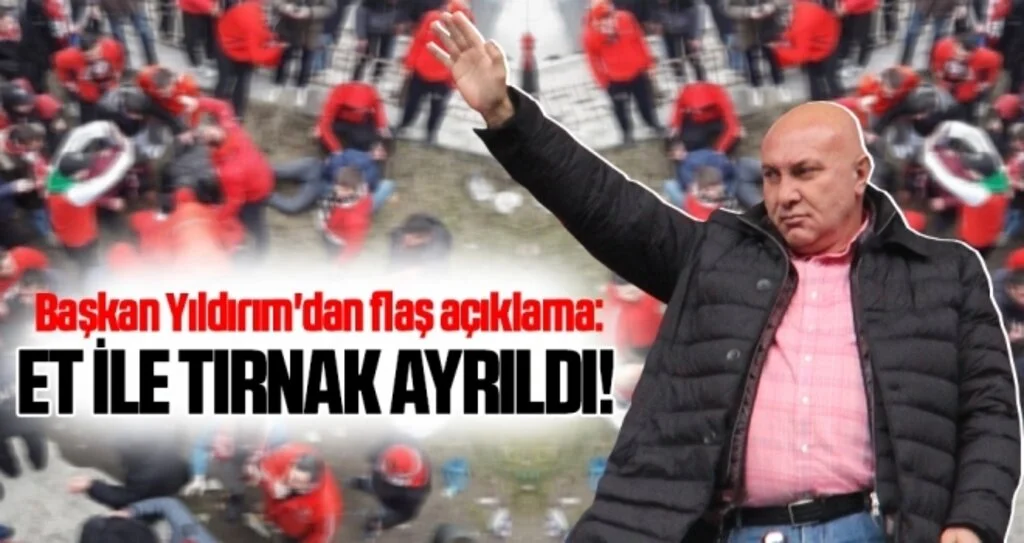 Samsunspor Haberleri | Başkan Yıldırım'dan flaş açıklama: Et ile tırnak ayrıldı!