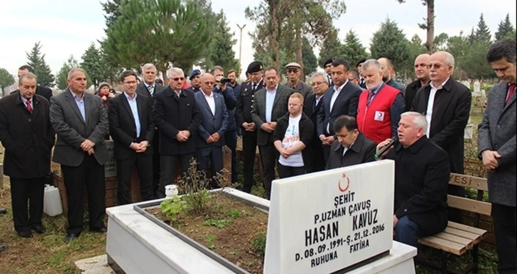 Şehit Hasan Kavuz’a vefa