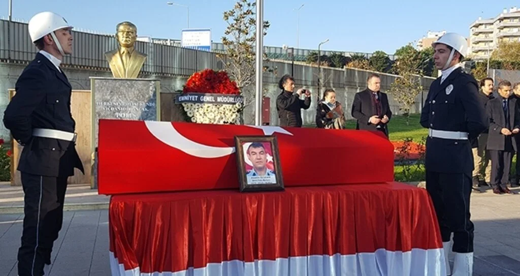 Şehit polis memleketine uğurlandı
