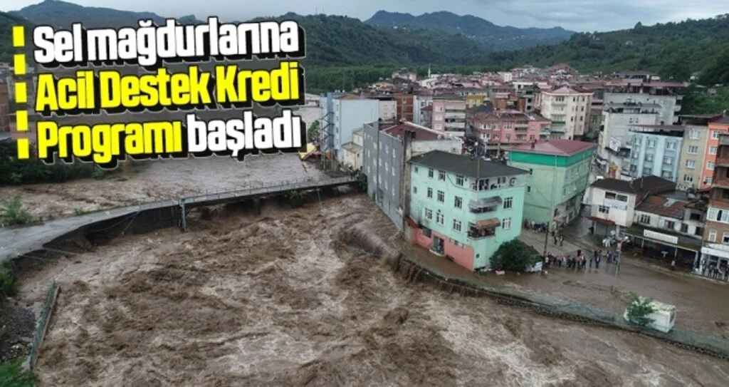 Sel mağdurlarına özel  '24 bin TL' faizle kredi!