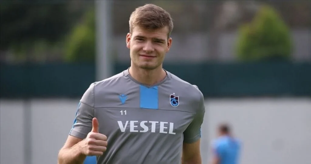 Trabzonspor'un golcüsü Sörloth: Gördüğüm en coşkulu atmosfer Trabzon'da