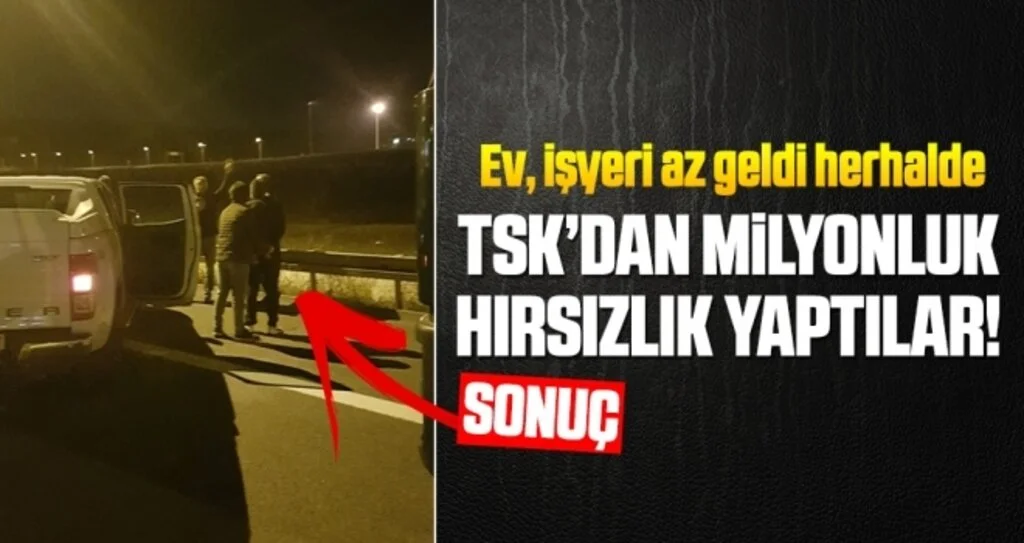 TSK için üretilen nano teknoloji kamuflaj kıyafetlerini çalan hırsızlar jandarma ve MİT'in operasyonuyla yakalandı