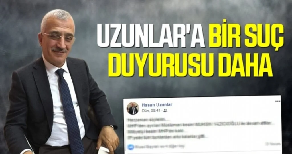 Uzunlar'a Bir Suç Duyurusu Daha 