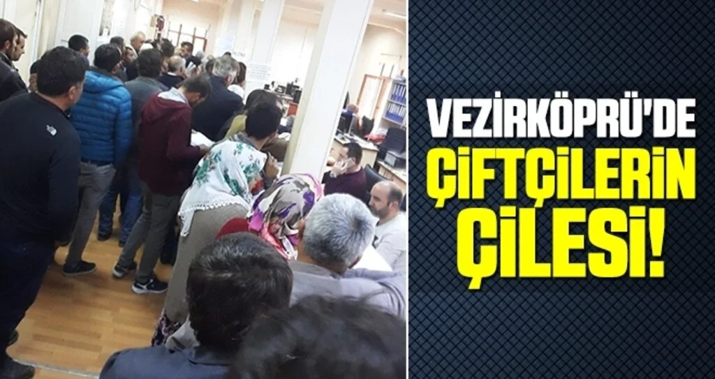 Vezirköprü'de Çiftçilerin Çilesi!