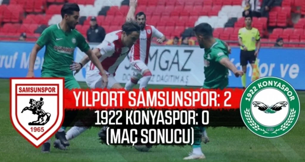 Yılport Samsunspor: 2 1922 Konyaspor: 0 (Maç sonucu)